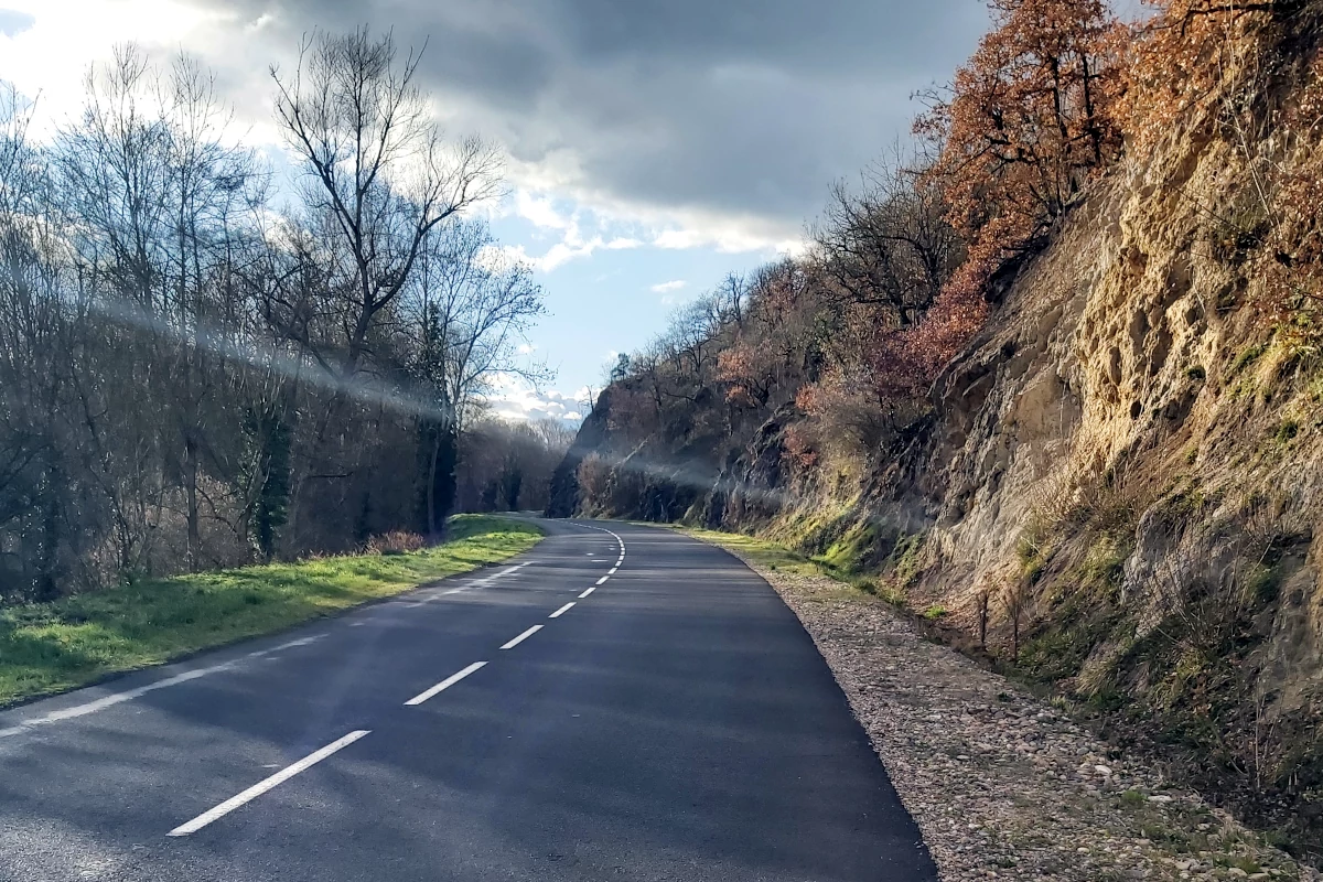 Route de la Via Allier vers Auzon