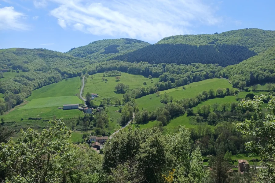 vallée de l'Arcueil, vue sur Bonnac