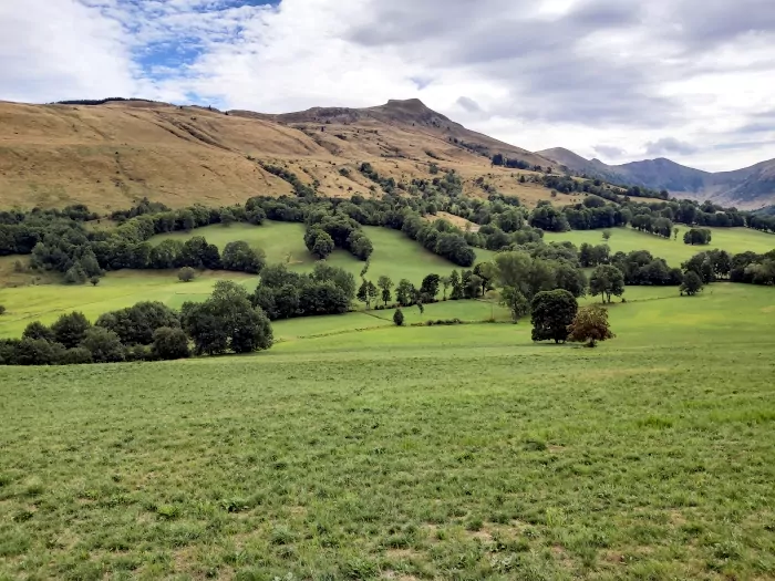 Les crêtes du Cantal, vallée de la Santoire