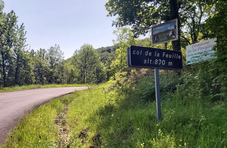 Col de la feuille, cézallier