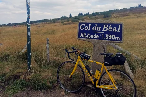 Le col du Béal depuis Ambert
