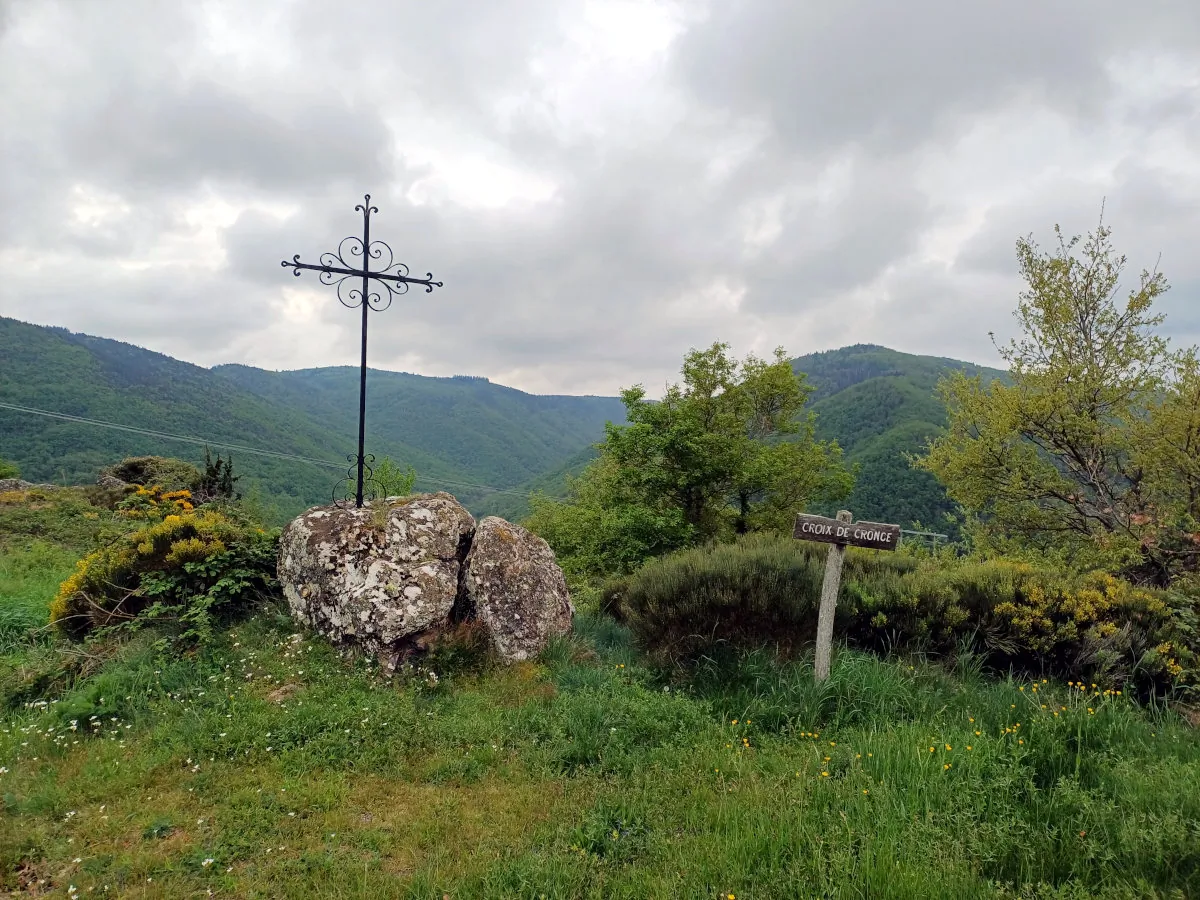 Croix de Cronce et panorama