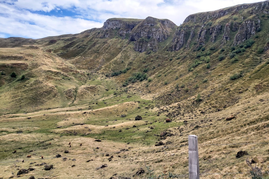 Les crêtes du Cantal, vallée de la Santoire